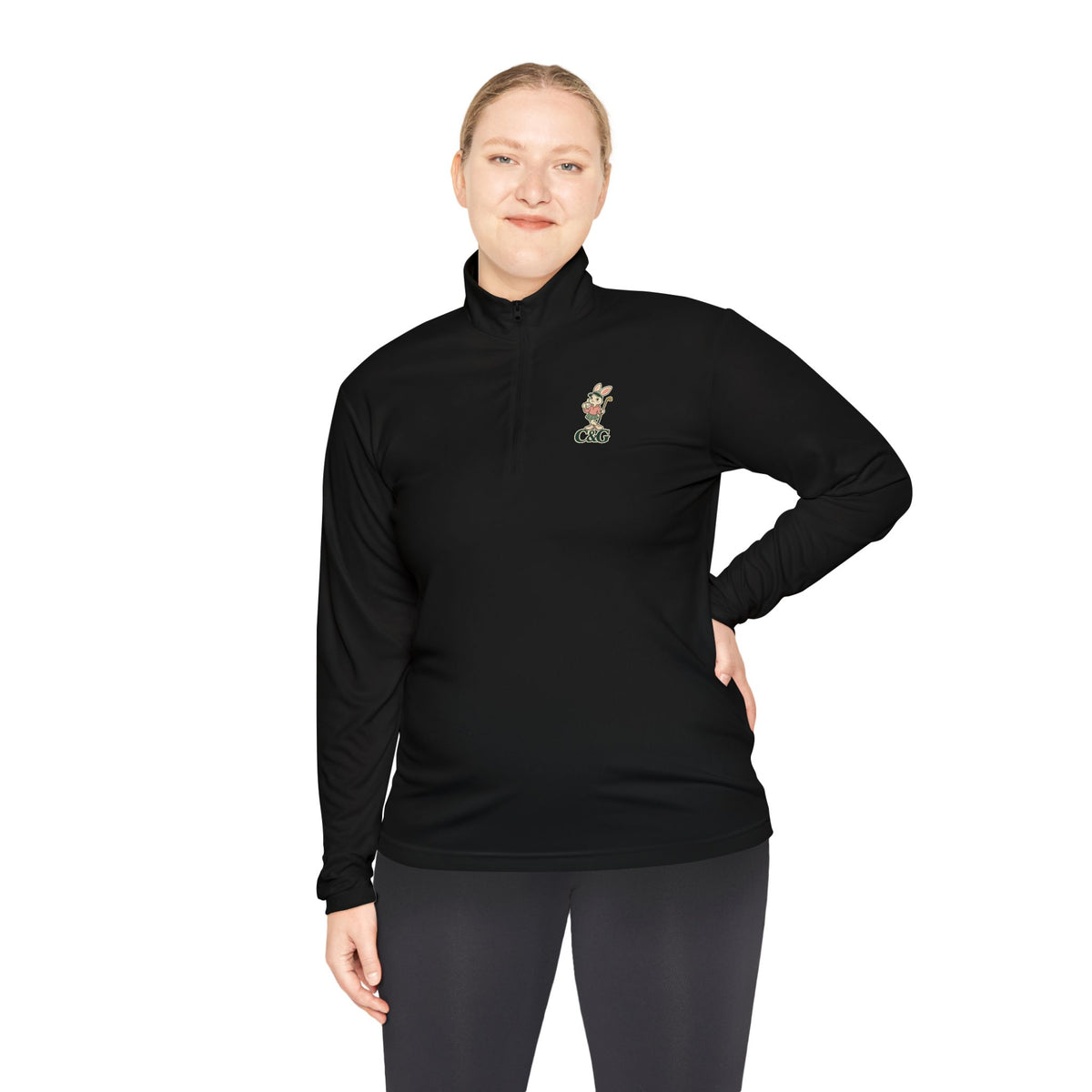 Mocha Caddie — Women's Quarter Zip