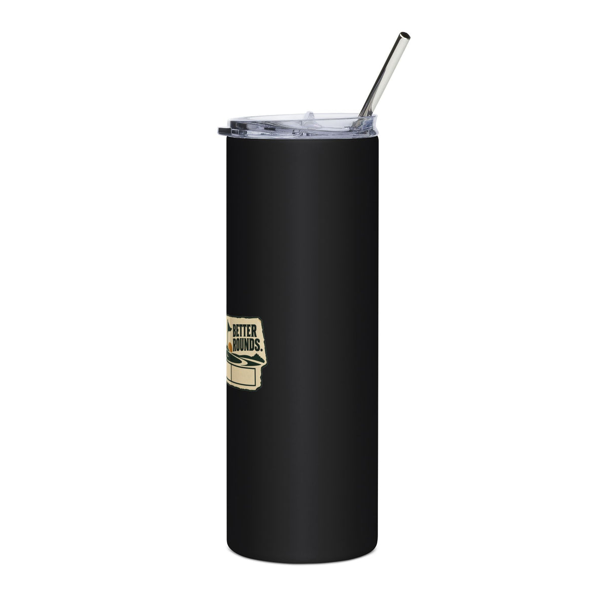 Good Coffee Better Rounds — Men's 20oz Stainless Steel Tumbler