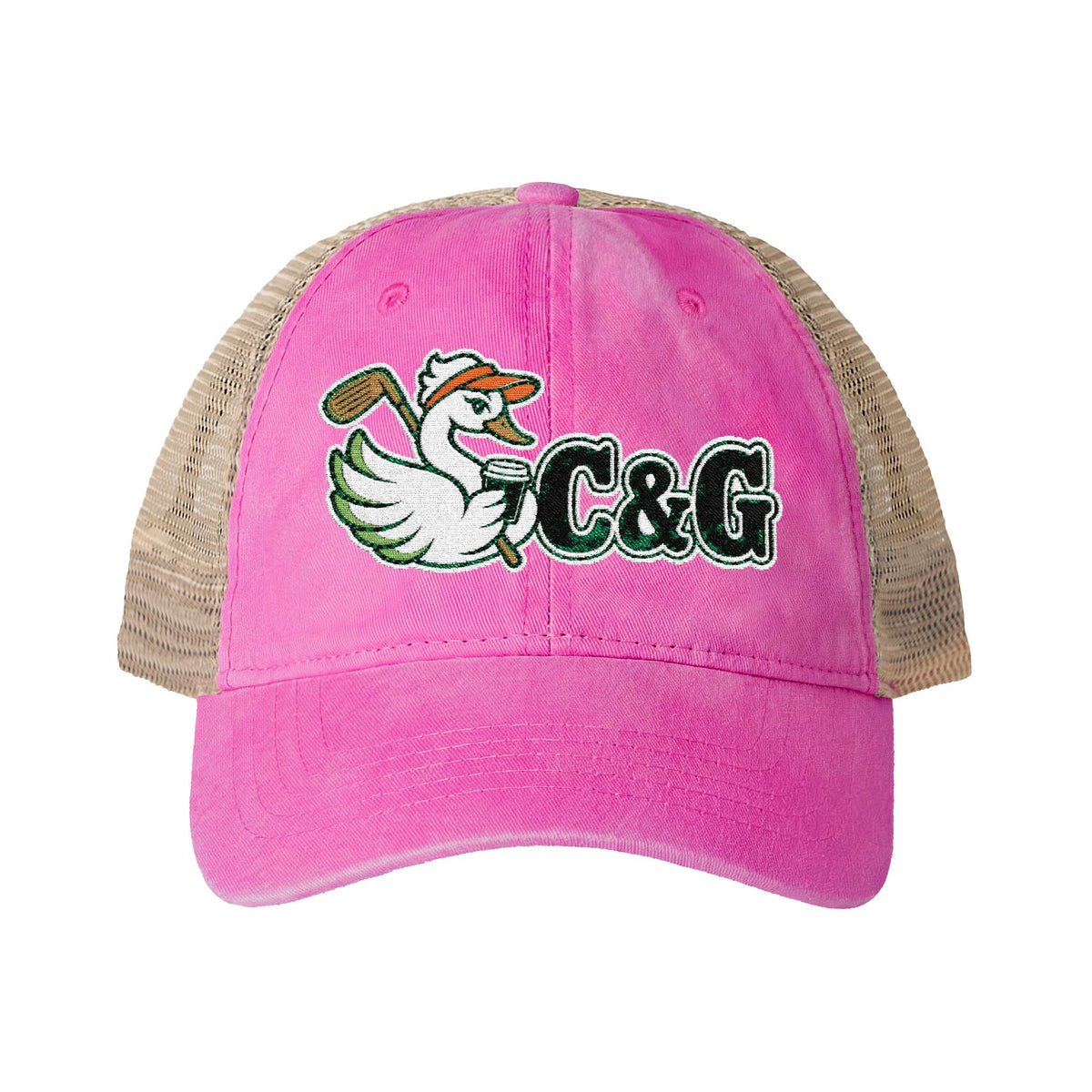 Birdie Break — Women's Washed Mesh-Back Cap