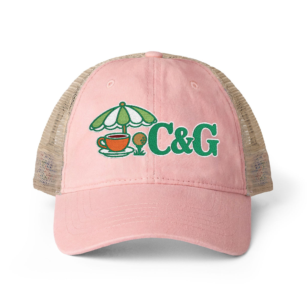 Sunday Shade — Women's Washed Mesh-Back Cap