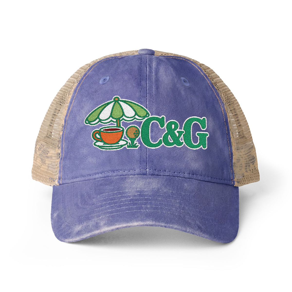 Sunday Shade — Women's Washed Mesh-Back Cap