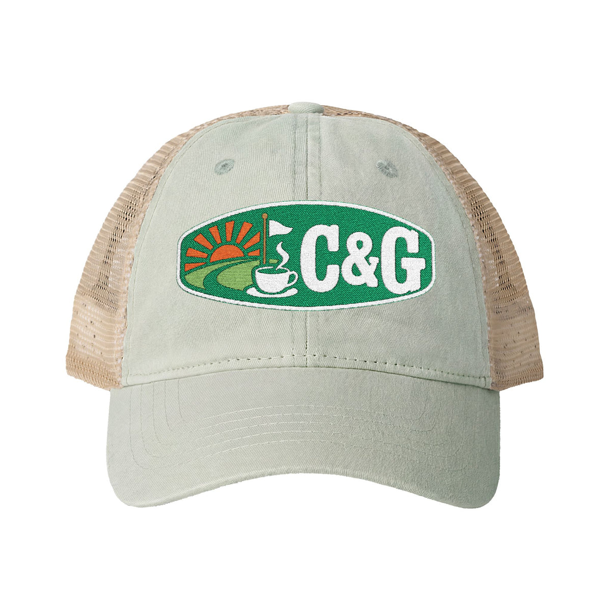 Coastal Nine — Women's Washed Mesh-Back Cap