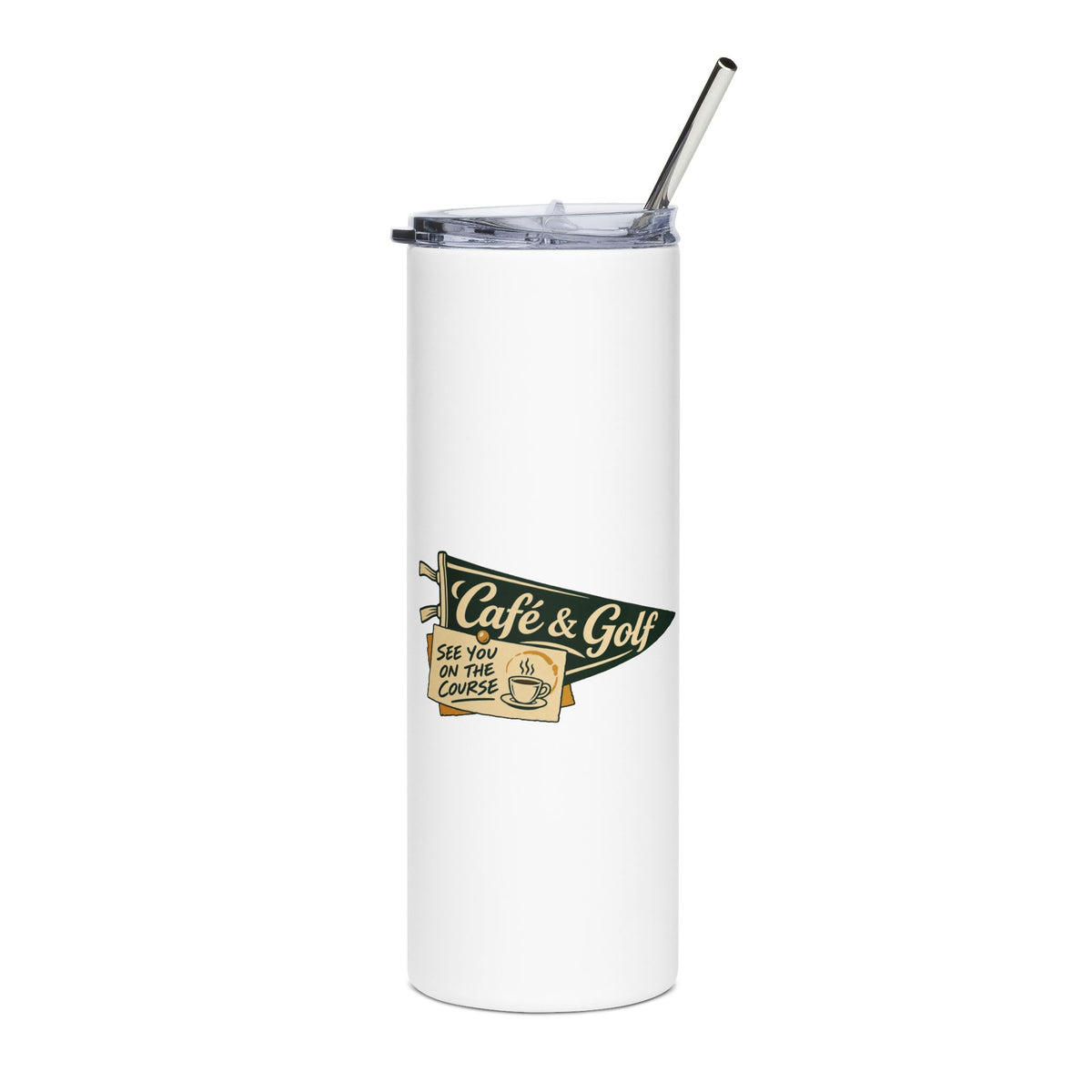 See You On The Course — Men's 20oz Stainless Steel Tumbler
