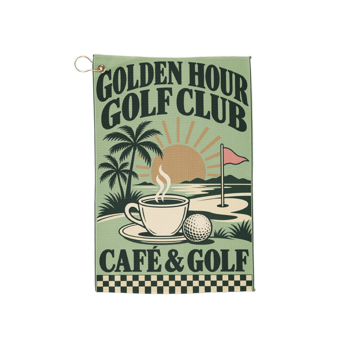 Golden Hour Golf Club — Golf Towel