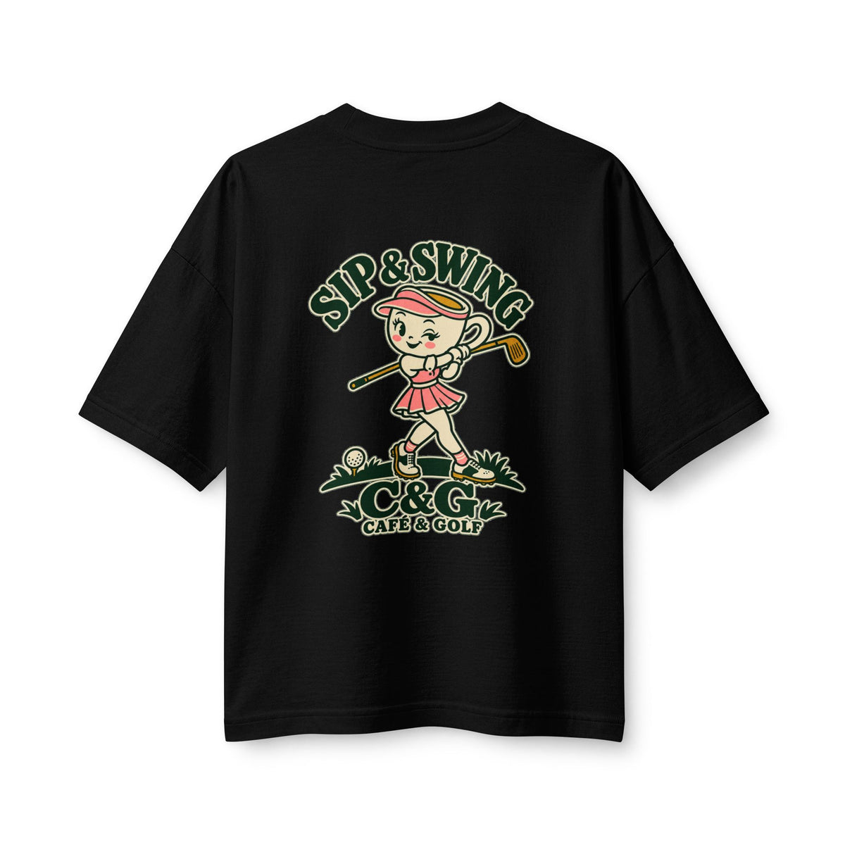 Sip & Swing — Women's Heavyweight Tee
