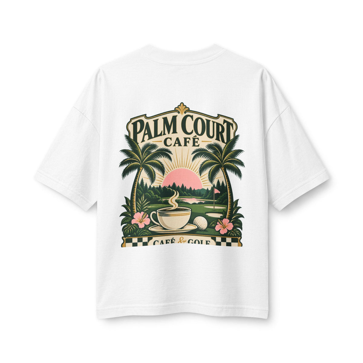 Palm Court Cafe — Women's Heavyweight Tee