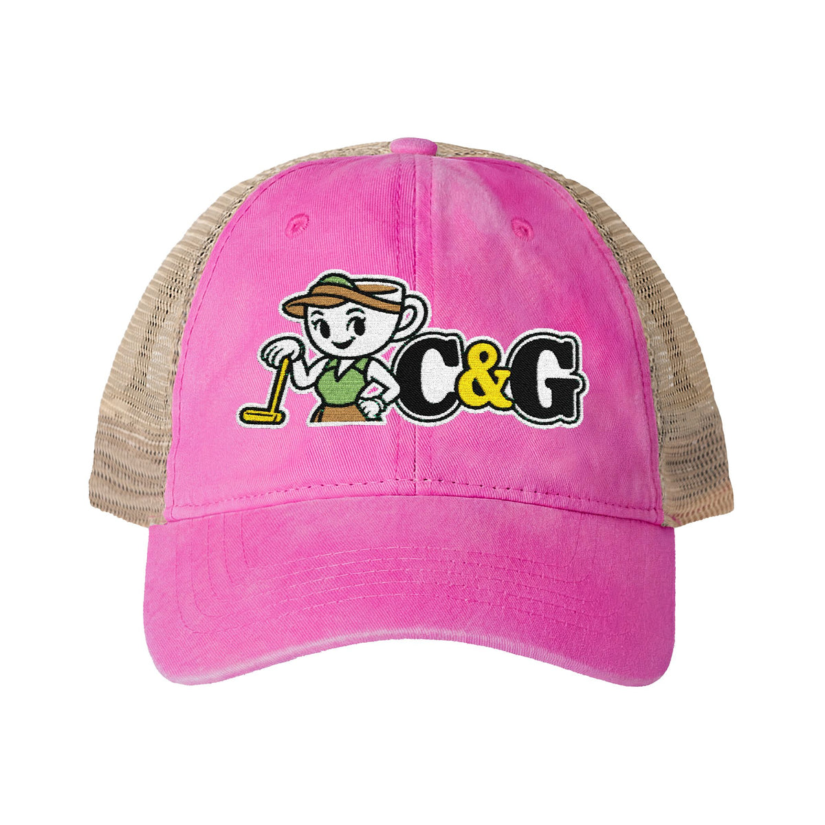 Cup Club — Women's Washed Mesh-Back Cap