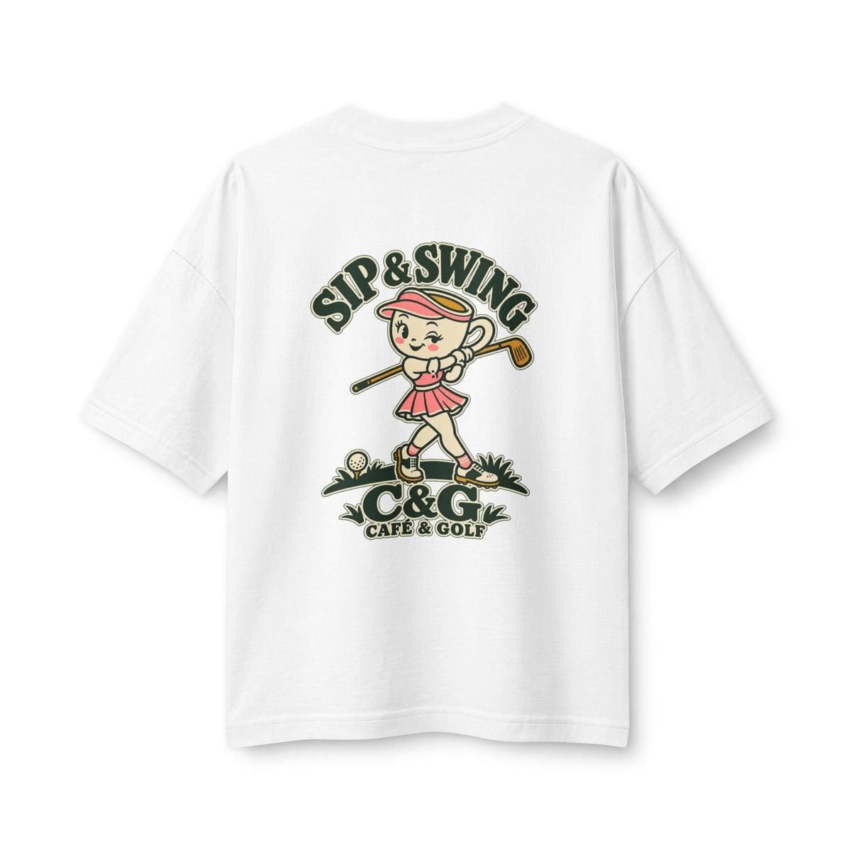 Sip & Swing — Women's Heavyweight Tee