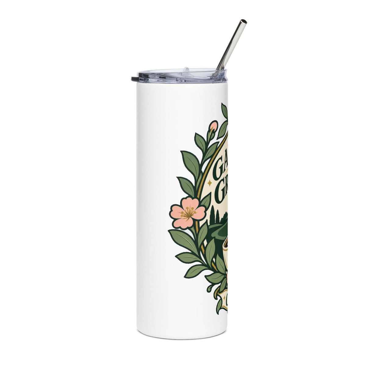 Garden Greens — Women's 20oz Stainless Steel Tumbler