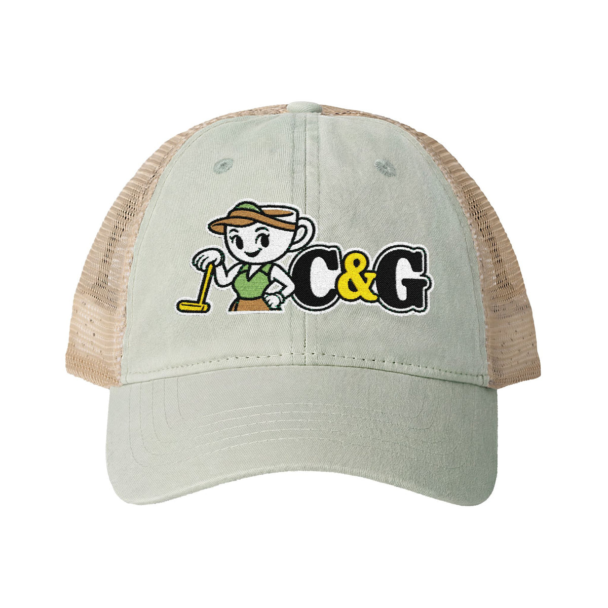 Cup Club — Women's Washed Mesh-Back Cap