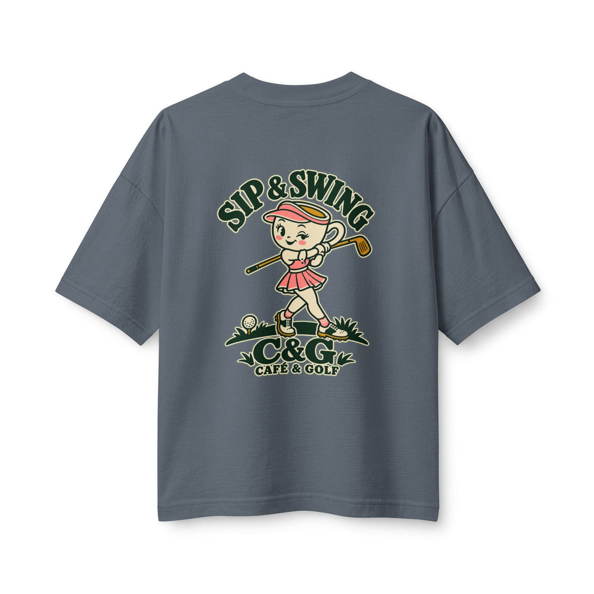 Sip & Swing — Women's Heavyweight Tee