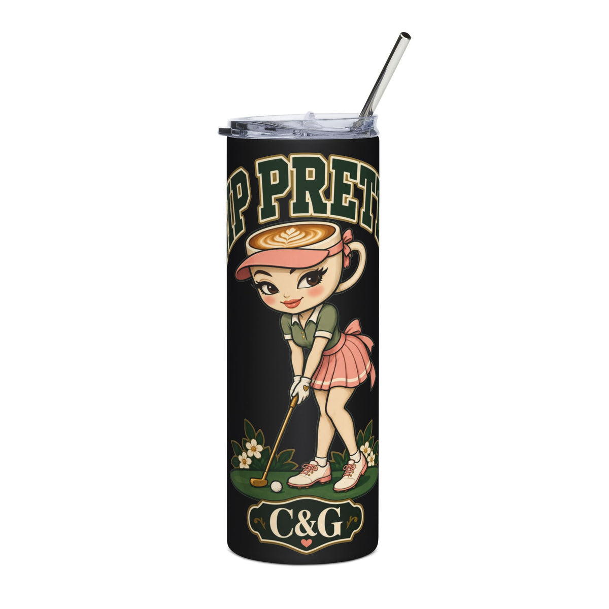 Sip Pretty — Women's 20oz Stainless Steel Tumbler