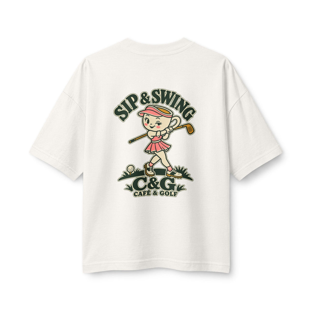 Sip & Swing — Women's Heavyweight Tee