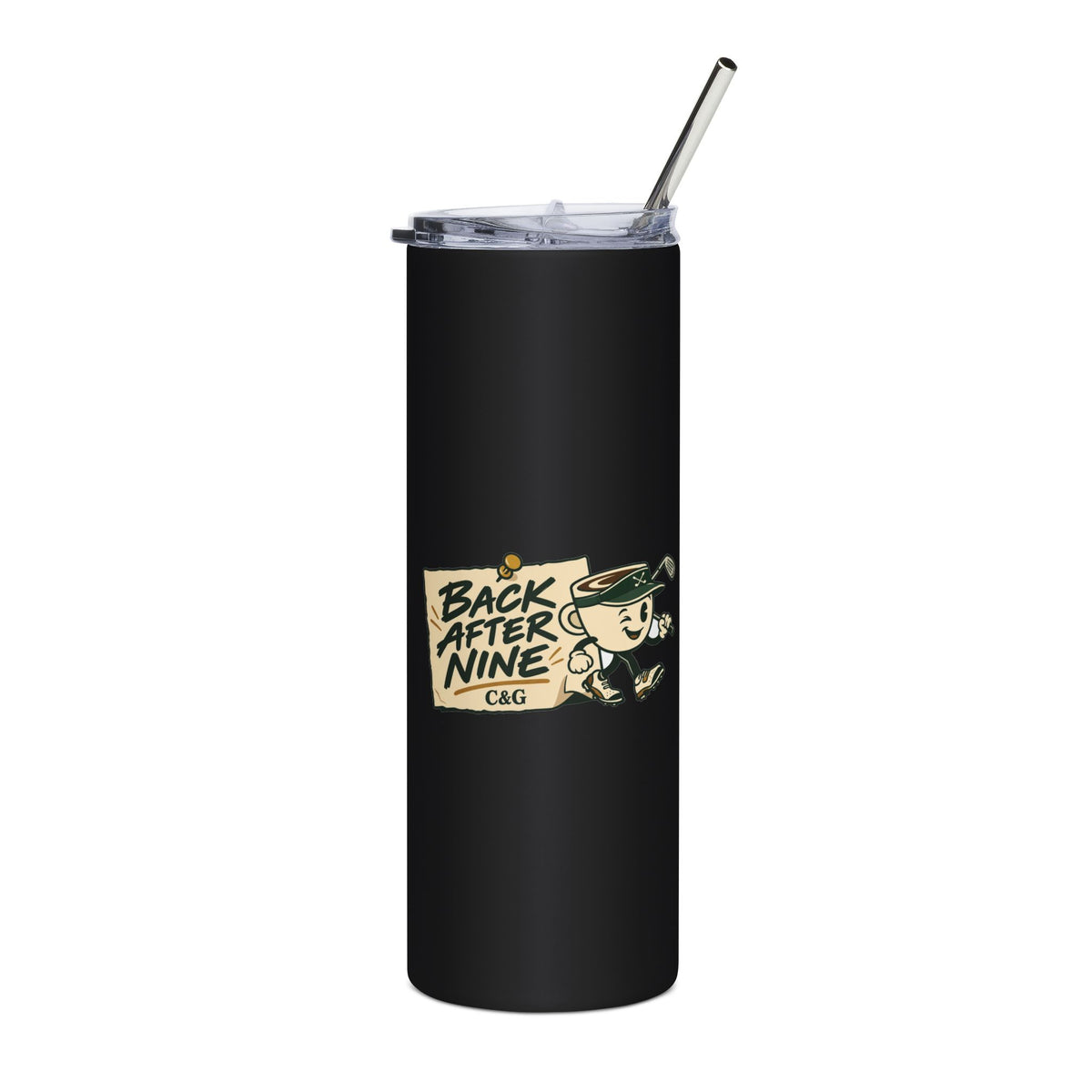 Back After Nine — Men's 20oz Stainless Steel Tumbler