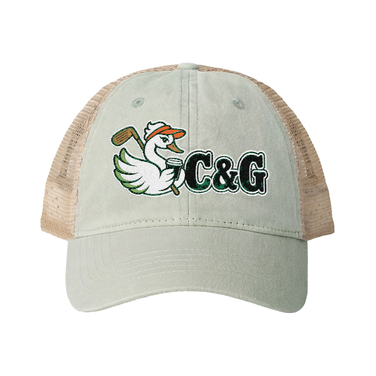 Birdie Break — Women's Washed Mesh-Back Cap