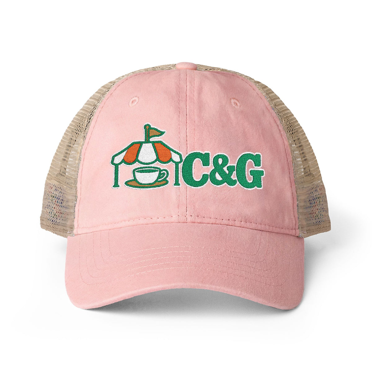 Cabana Club — Women's Washed Mesh-Back Cap