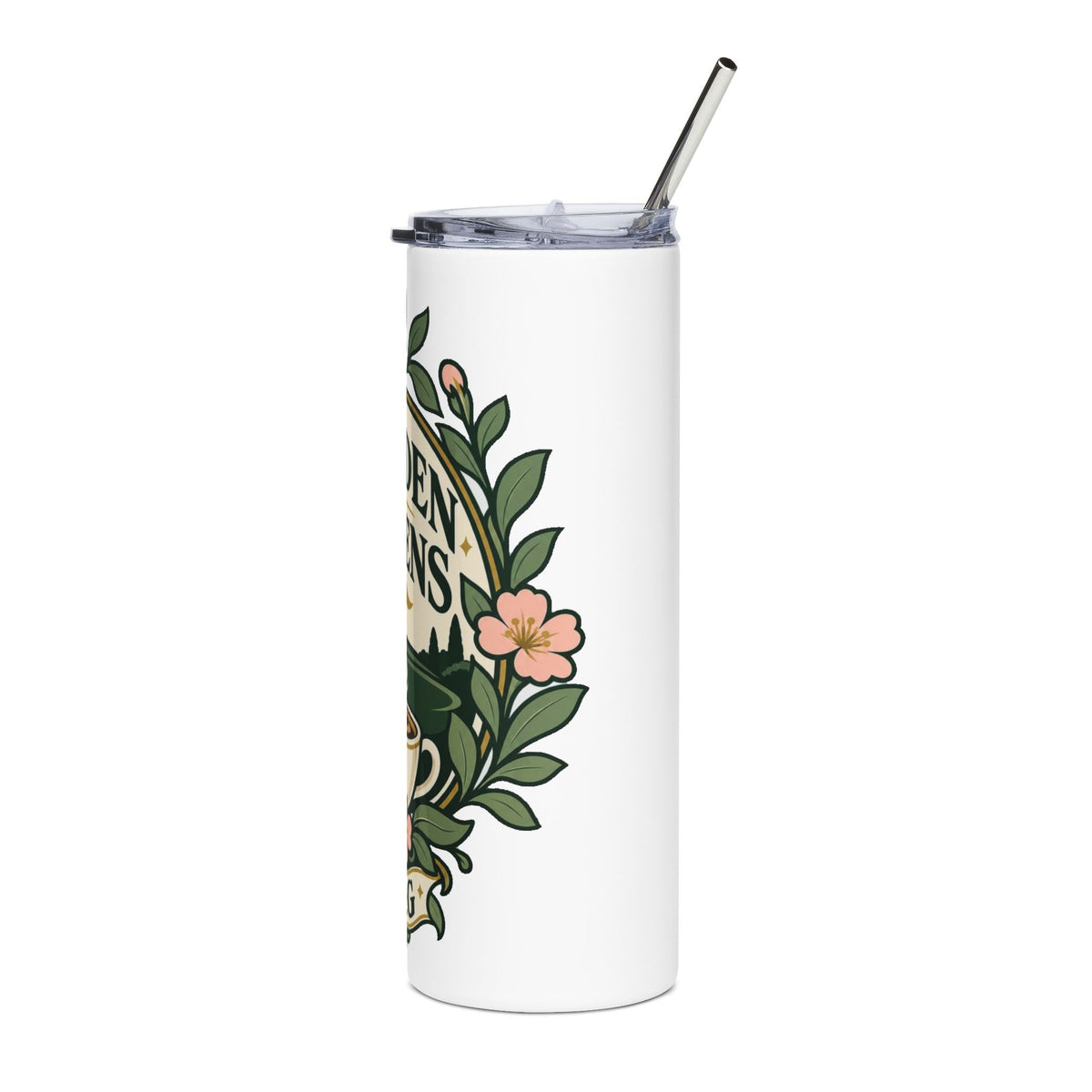 Garden Greens — Women's 20oz Stainless Steel Tumbler