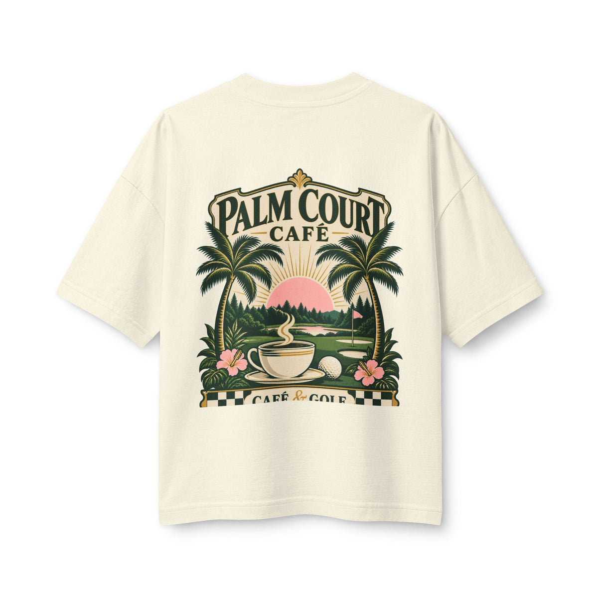 Palm Court Cafe — Women's Heavyweight Tee
