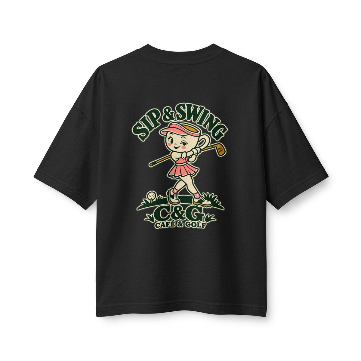 Sip & Swing — Women's Heavyweight Tee