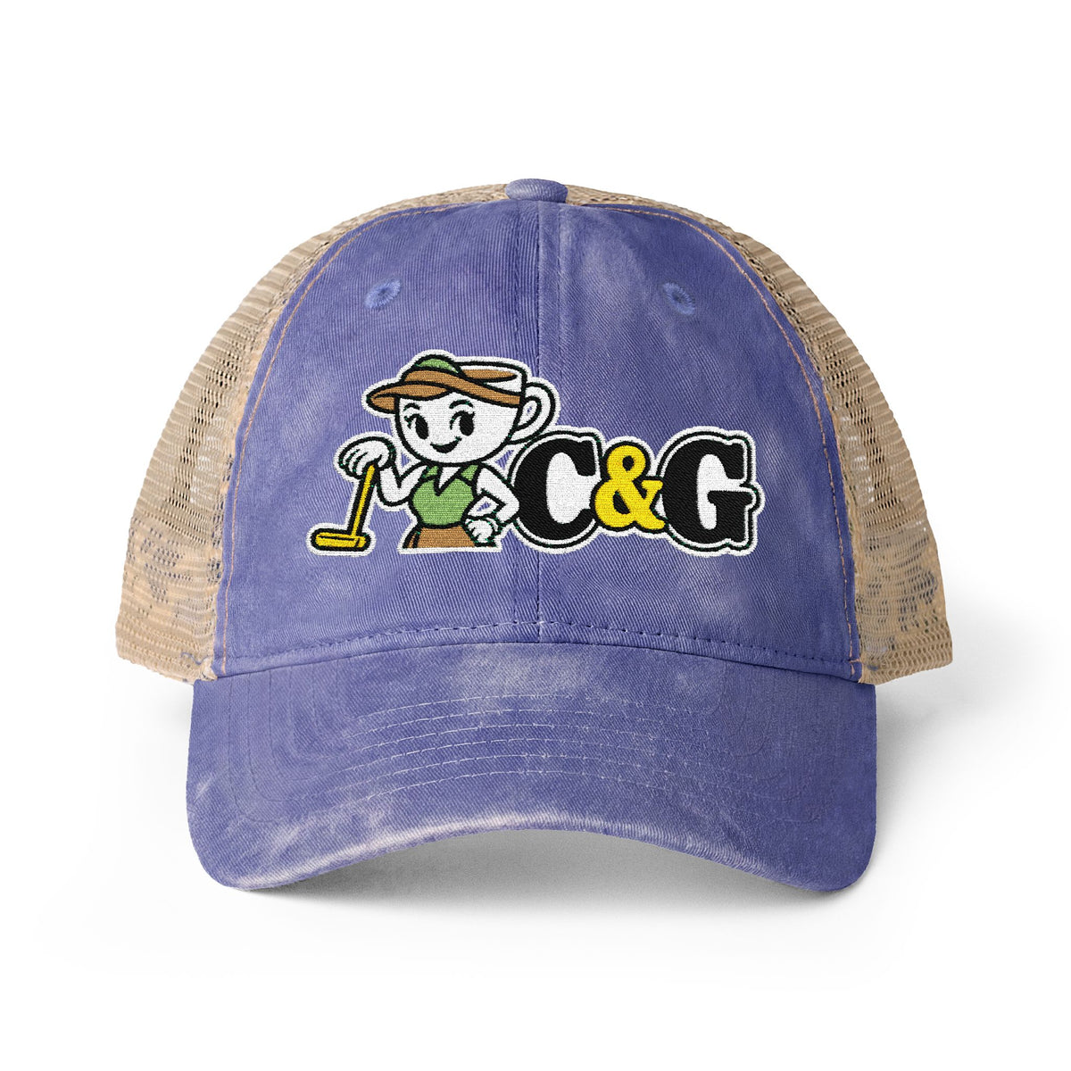 Cup Club — Women's Washed Mesh-Back Cap