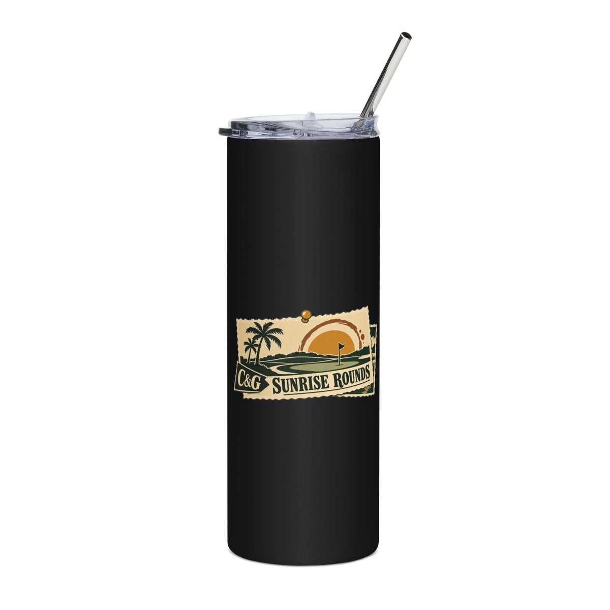 Sunrise Rounds — Men's 20oz Stainless Steel Tumbler