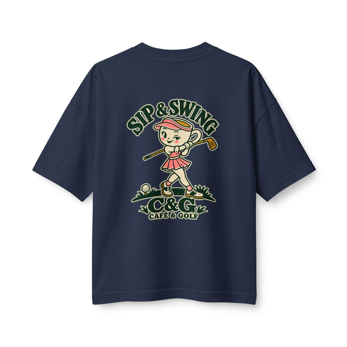Sip & Swing — Women's Heavyweight Tee