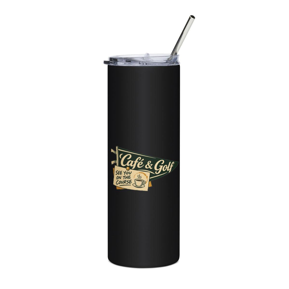 See You On The Course — Men's 20oz Stainless Steel Tumbler