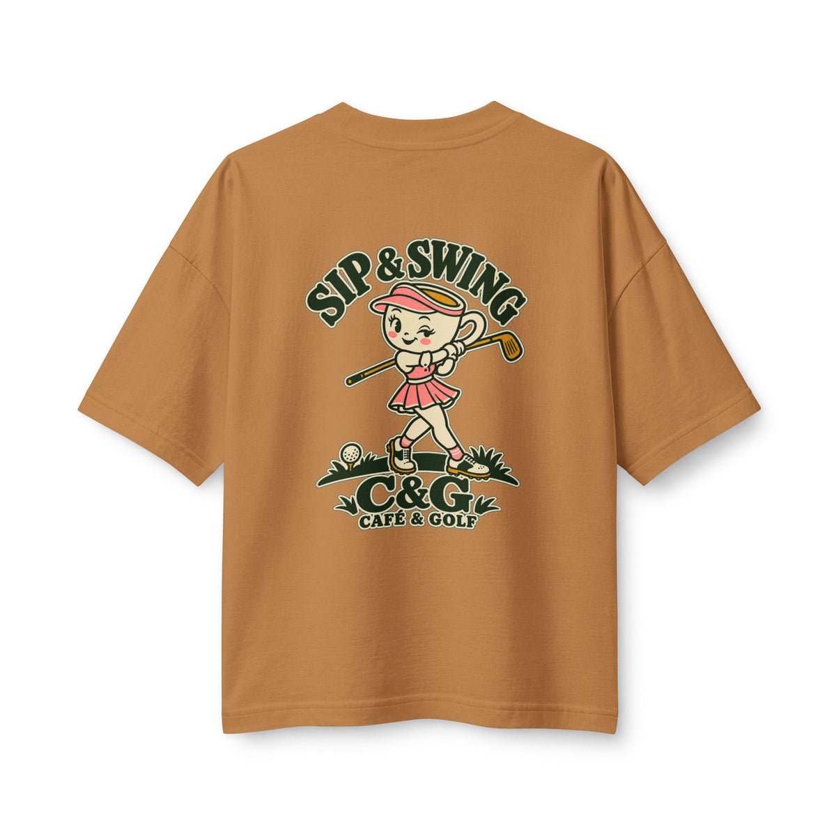 Sip & Swing — Women's Heavyweight Tee