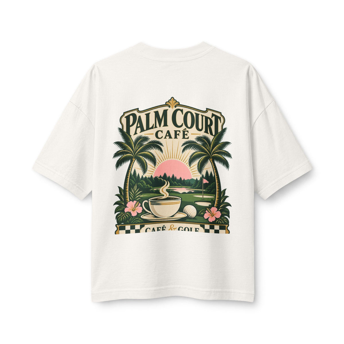 Palm Court Cafe — Women's Heavyweight Tee