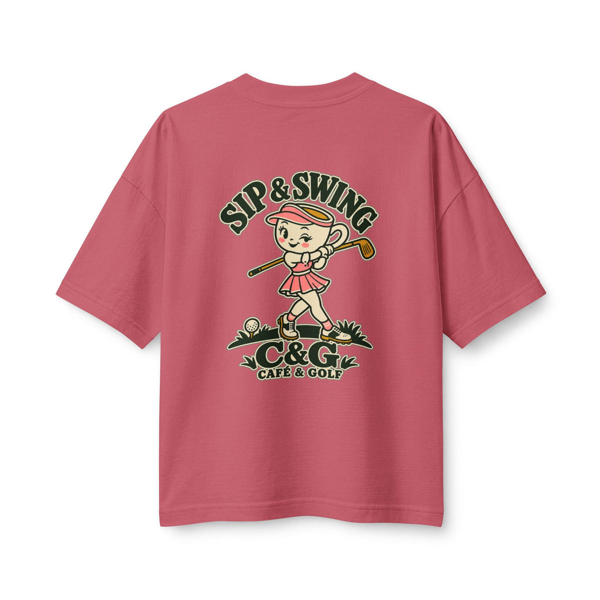 Sip & Swing — Women's Heavyweight Tee