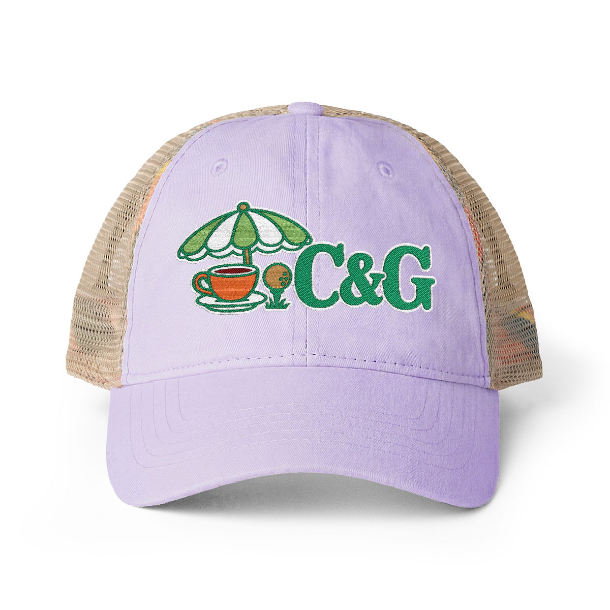 Sunday Shade — Women's Washed Mesh-Back Cap
