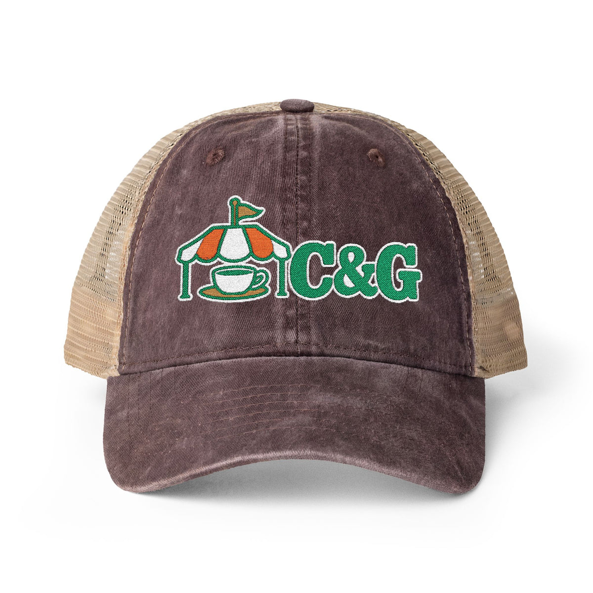 Cabana Club — Women's Washed Mesh-Back Cap
