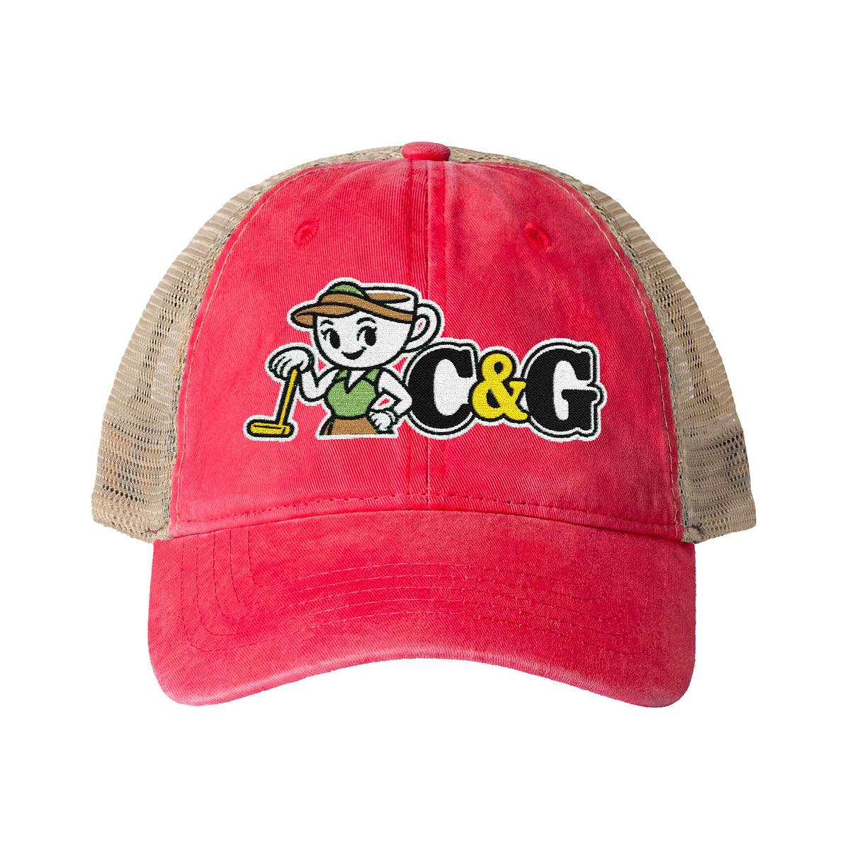 Cup Club — Women's Washed Mesh-Back Cap