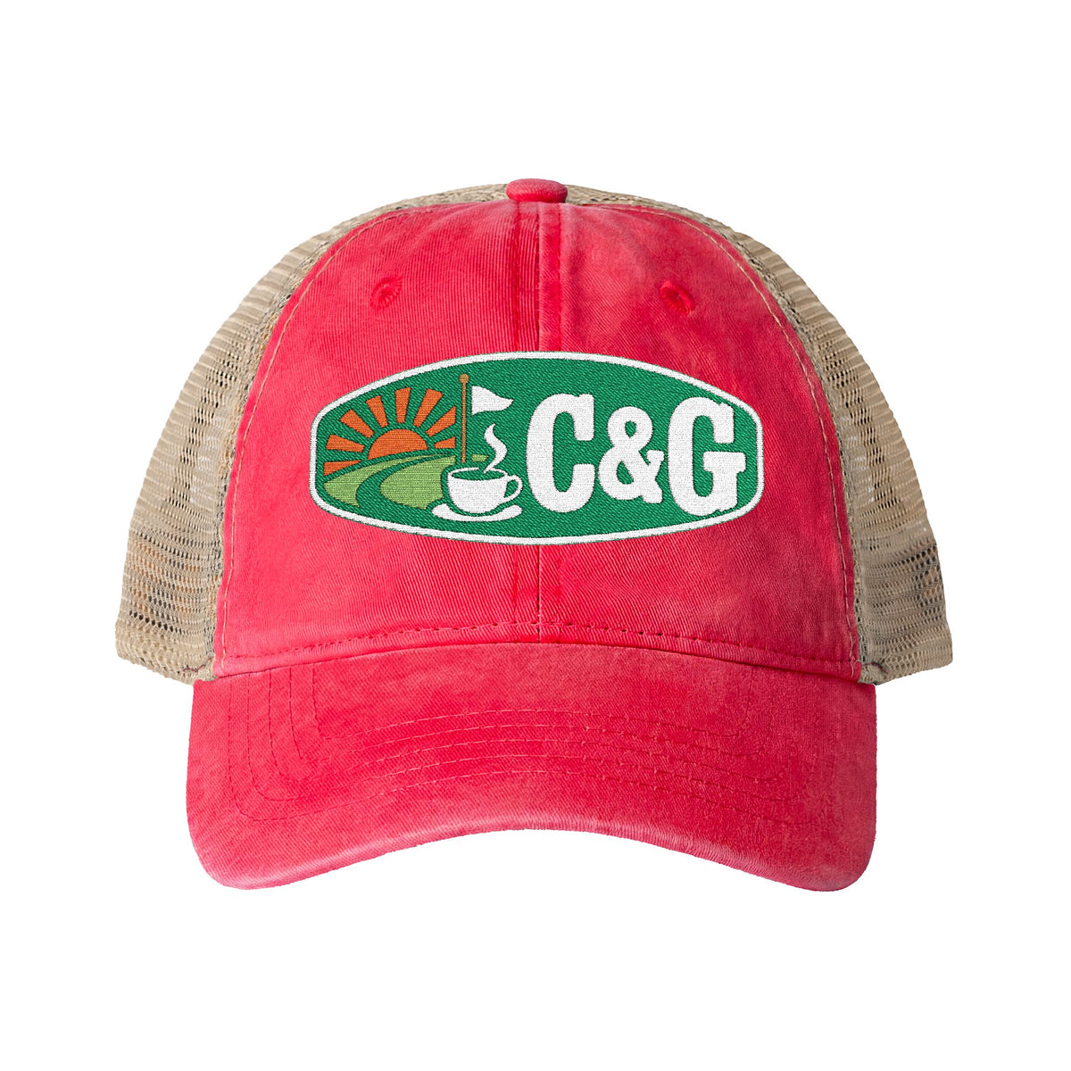 Coastal Nine — Women's Washed Mesh-Back Cap