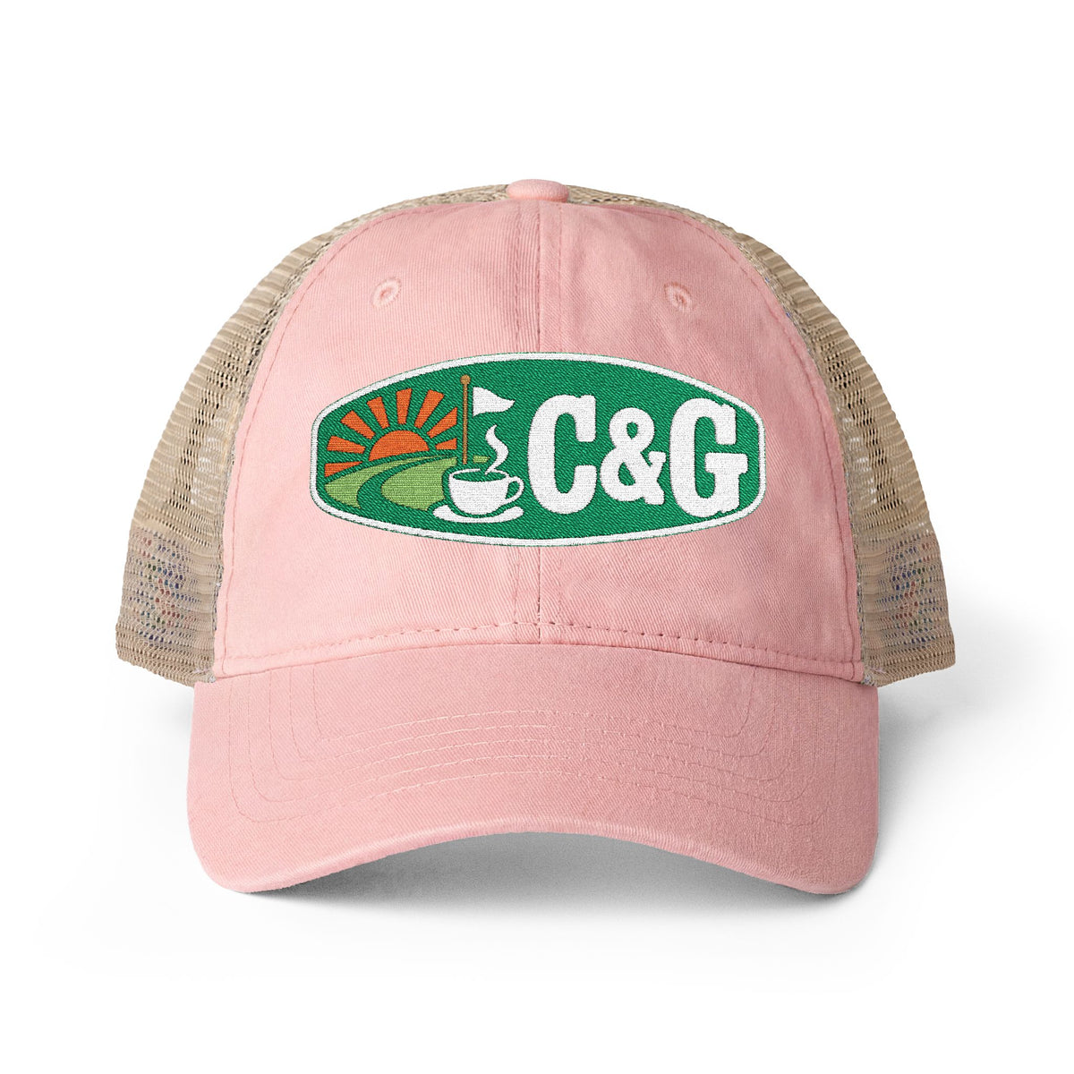 Coastal Nine — Women's Washed Mesh-Back Cap