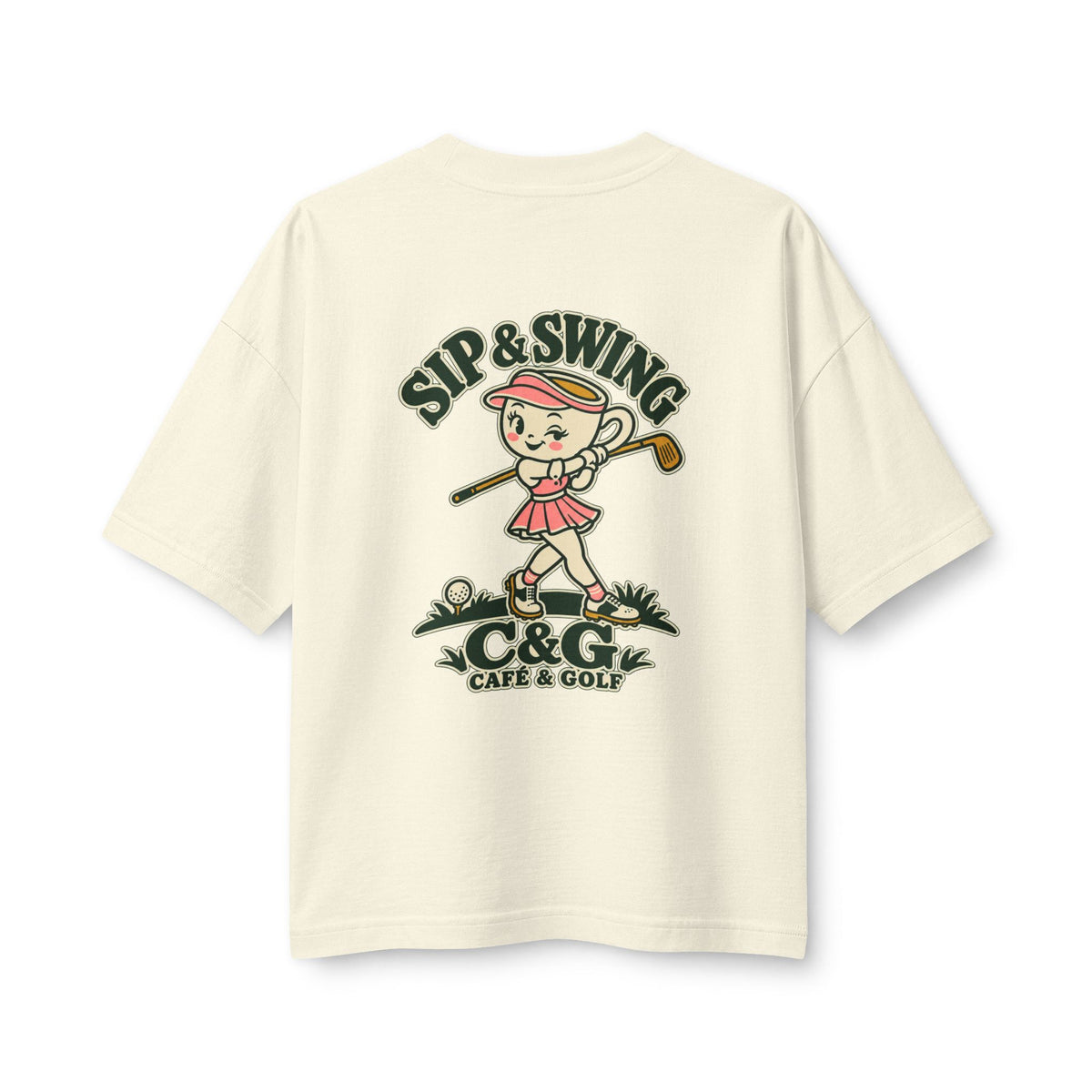 Sip & Swing — Women's Heavyweight Tee