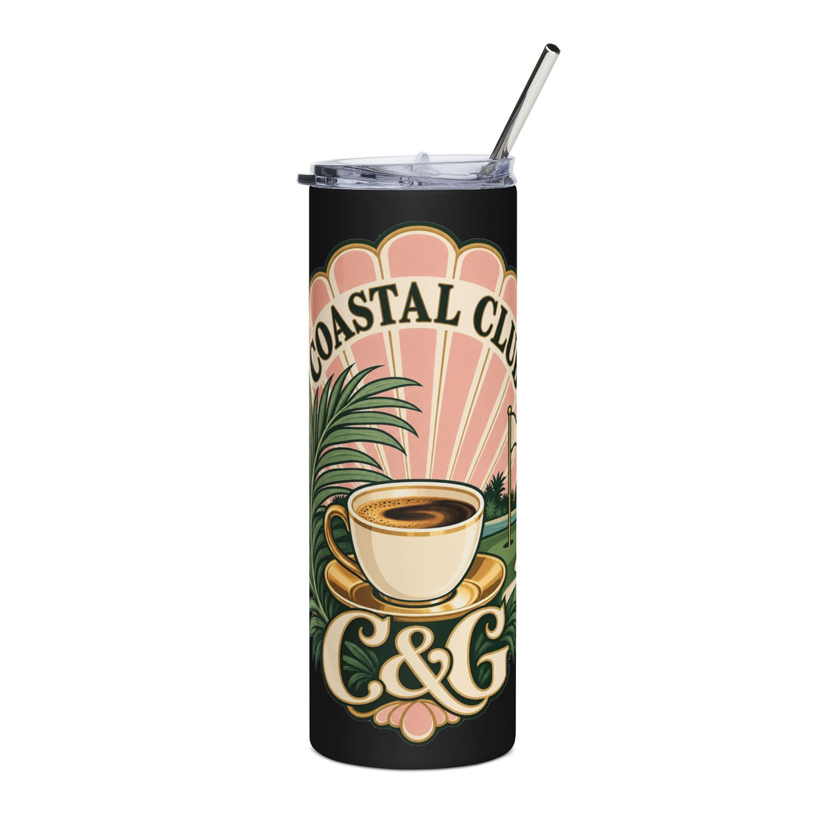 Coastal Club — Women's 20oz Stainless Steel Tumbler