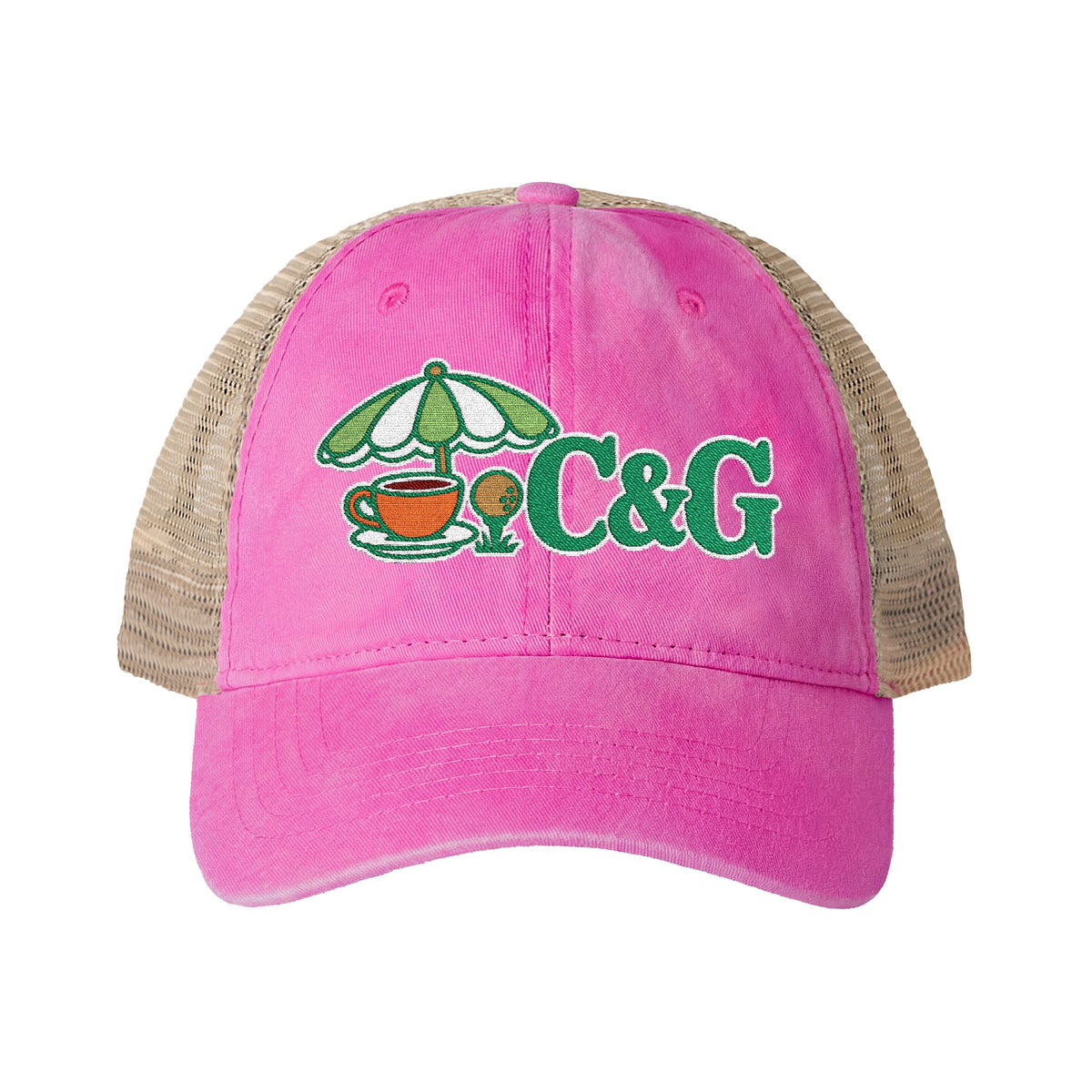 Sunday Shade — Women's Washed Mesh-Back Cap