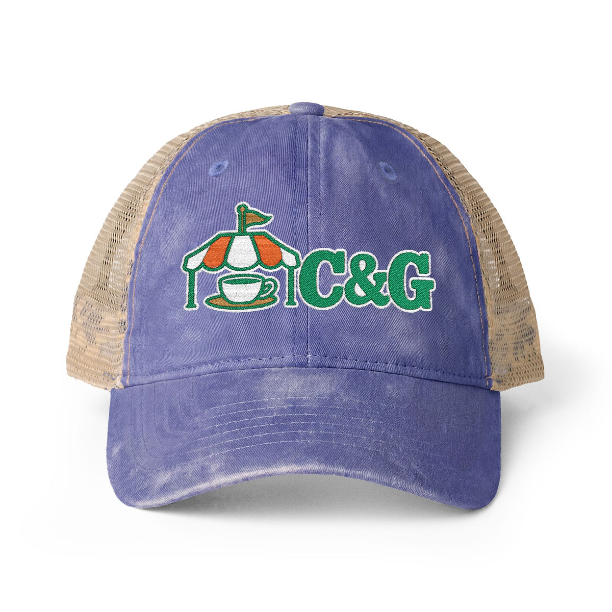 Cabana Club — Women's Washed Mesh-Back Cap