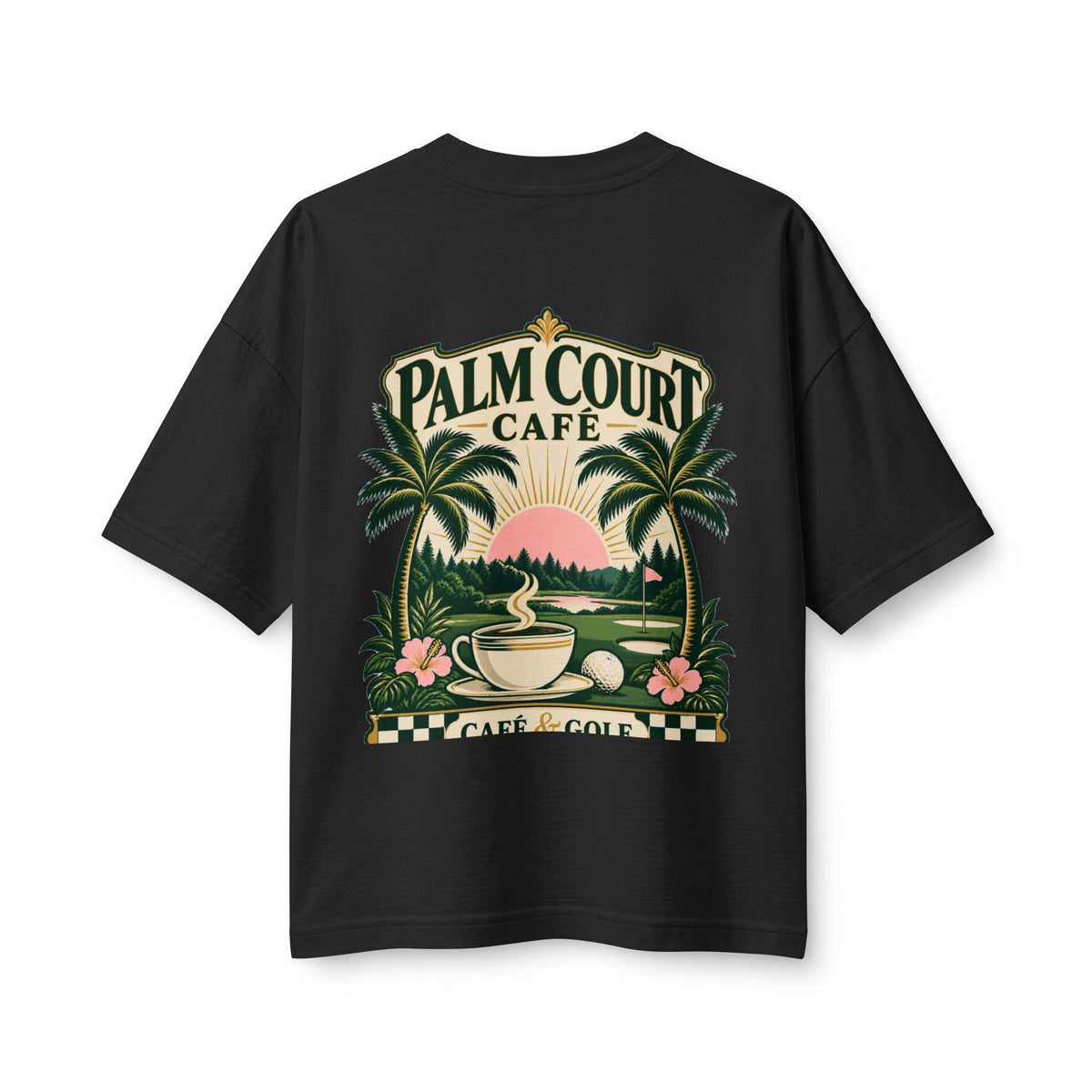 Palm Court Cafe — Women's Heavyweight Tee