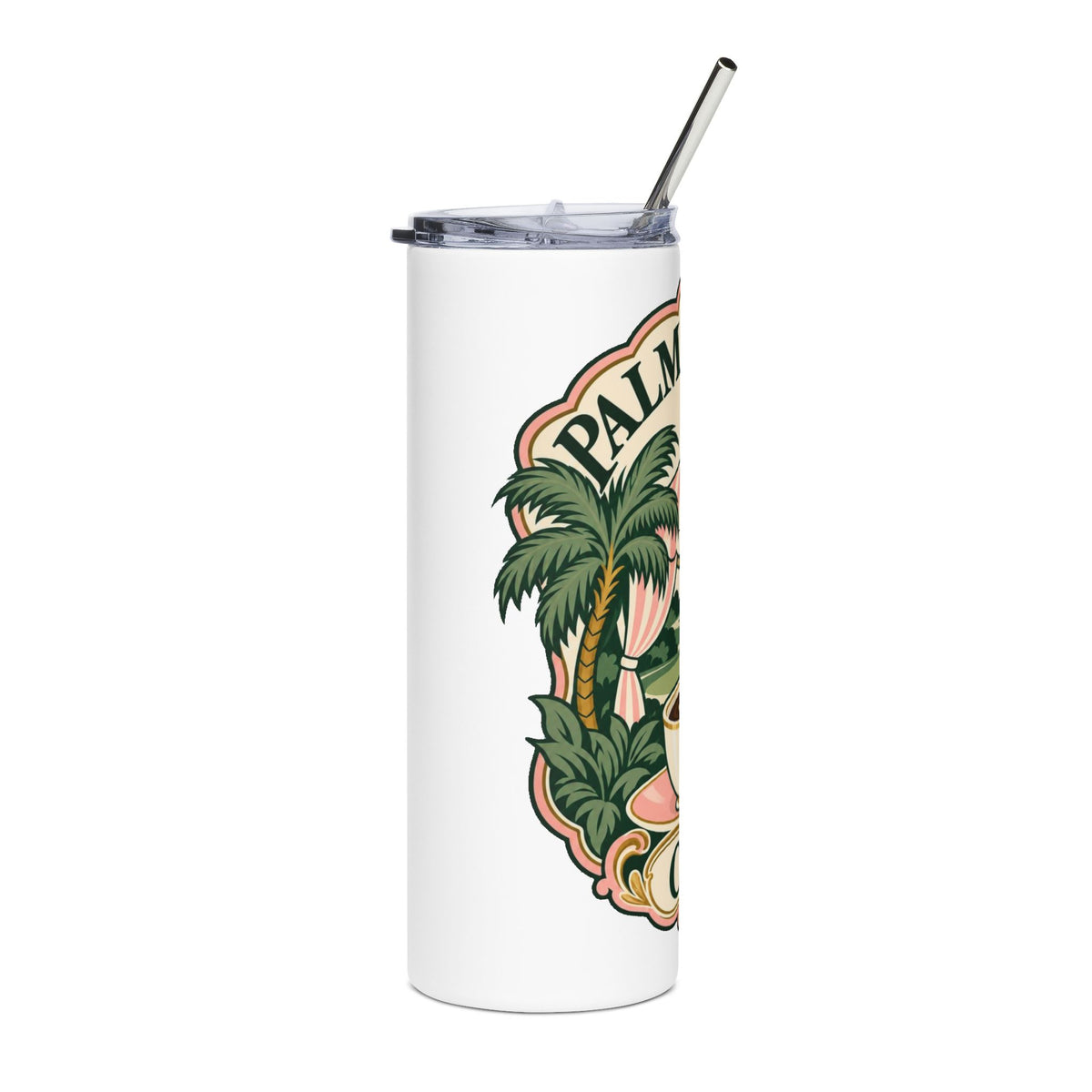 Palm Social — Women's 20oz Stainless Steel Tumbler