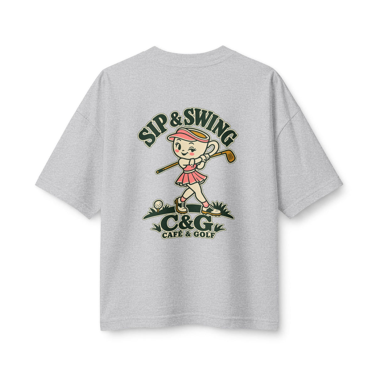 Sip & Swing — Women's Heavyweight Tee