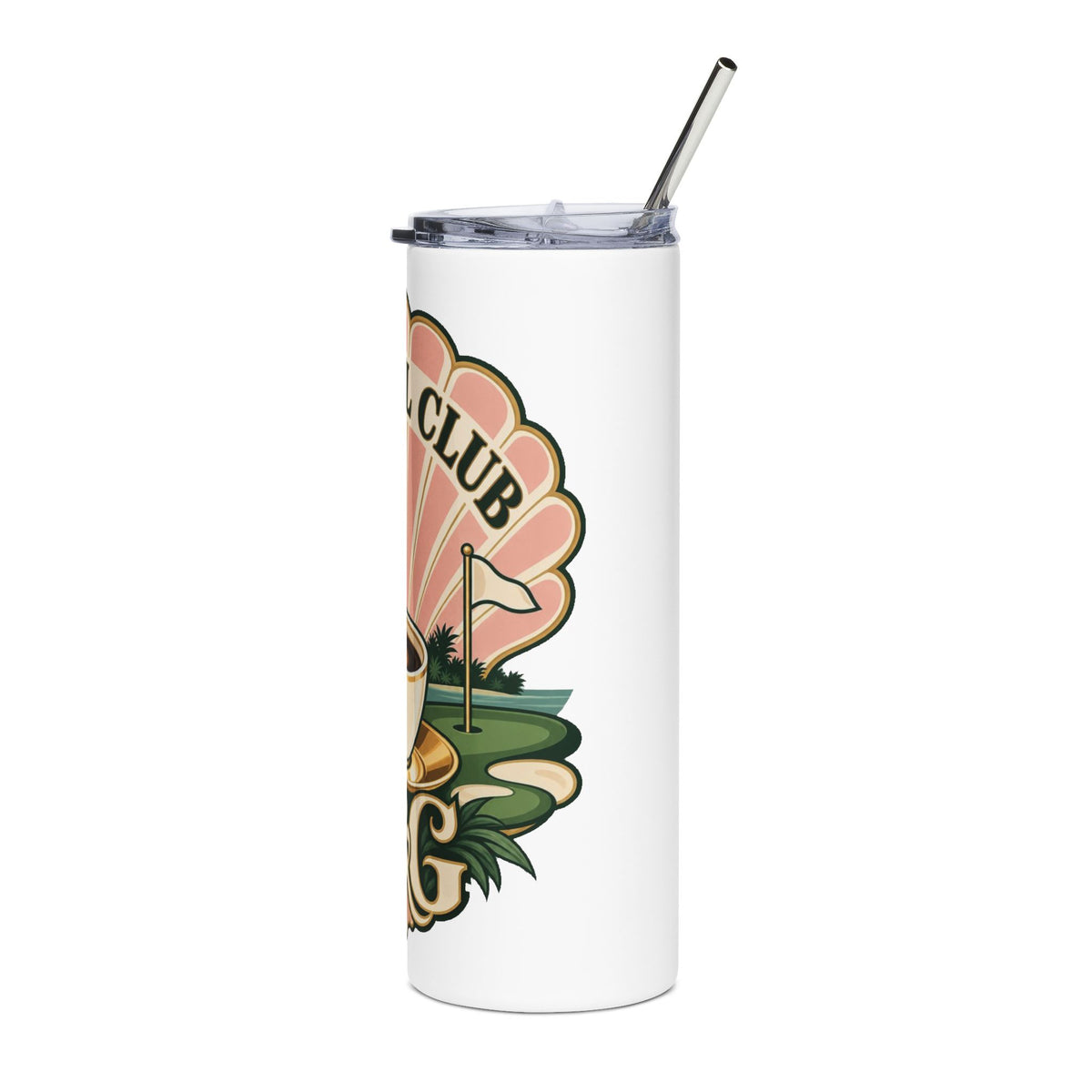 Coastal Club — Women's 20oz Stainless Steel Tumbler