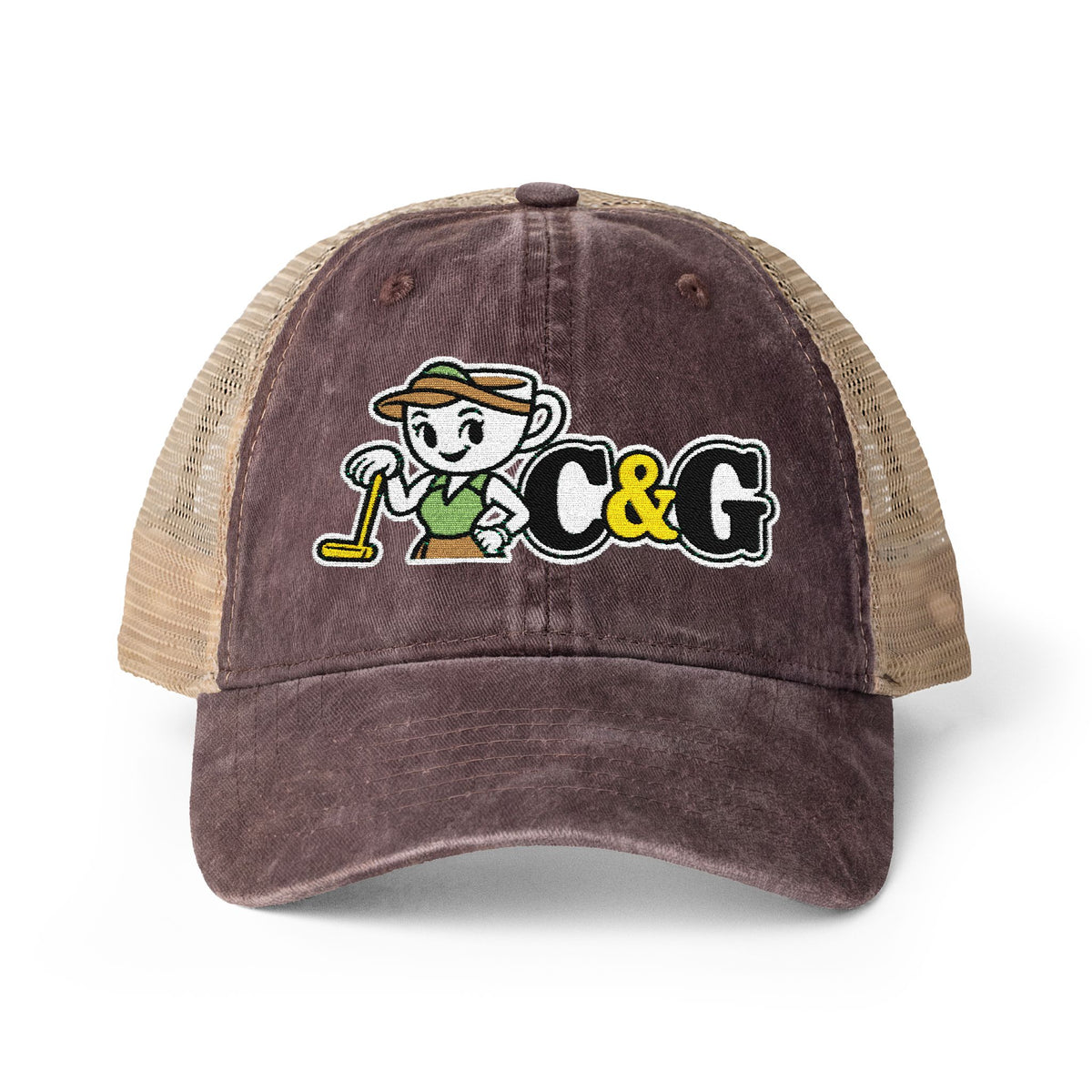 Cup Club — Women's Washed Mesh-Back Cap