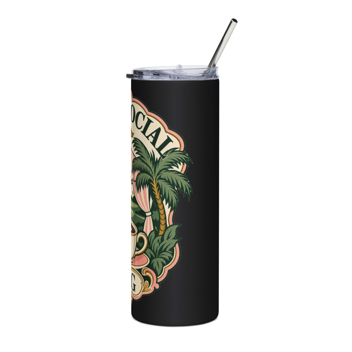 Palm Social — Women's 20oz Stainless Steel Tumbler