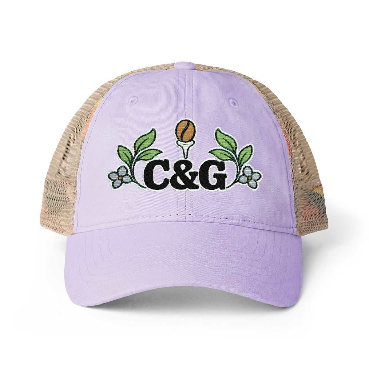 Garden Links — Women's Washed Mesh-Back Cap