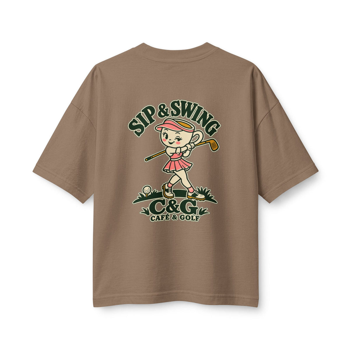 Sip & Swing — Women's Heavyweight Tee