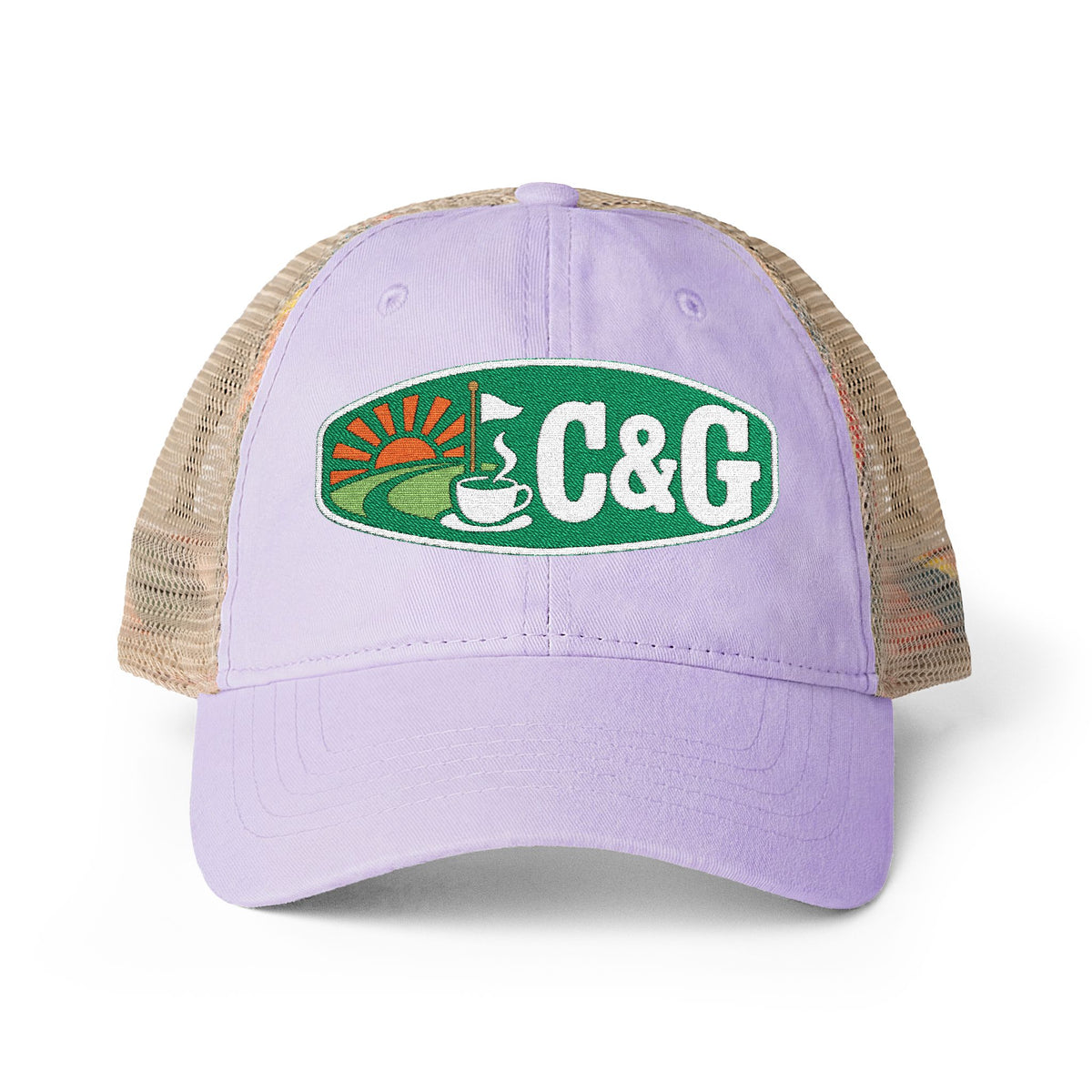 Coastal Nine — Women's Washed Mesh-Back Cap