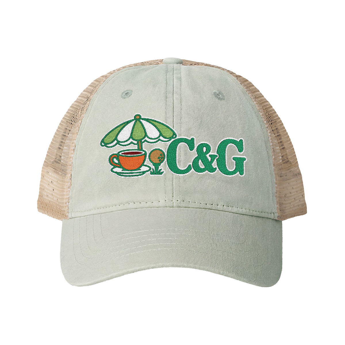 Sunday Shade — Women's Washed Mesh-Back Cap