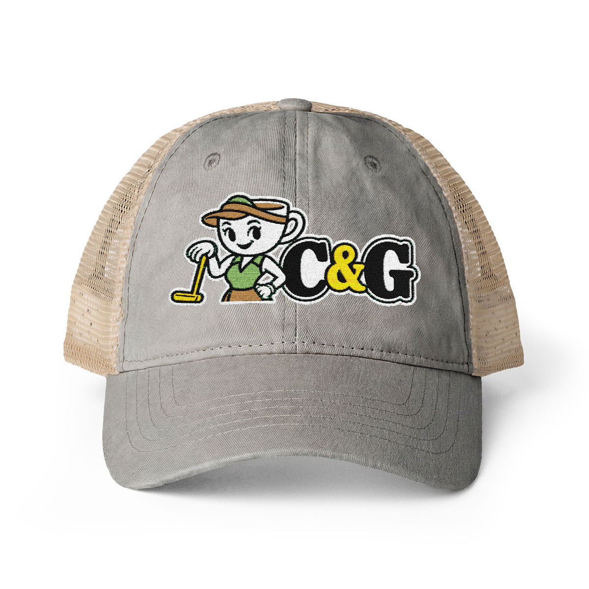 Cup Club — Women's Washed Mesh-Back Cap